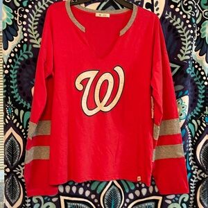 NWT Washington Nationals long sleeve tshirt